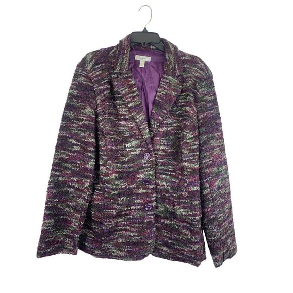dressbarn Jackets & Blazers - Dressbarn Women’s Blasting Berry Blazer
